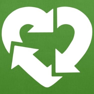 heart recycle icon