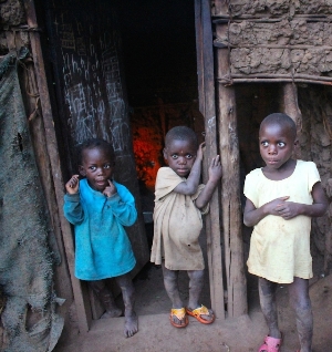 Batwa children of Karehe village