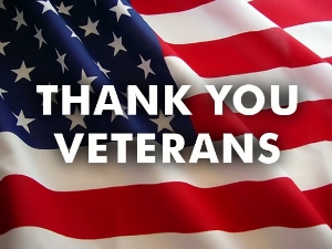 Veterans Thank You on Flag