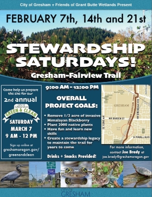 Stewardship Saturdays Outreach Poster