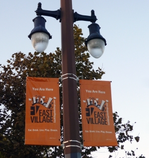 East Village banners