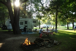 Camping at Roaring River State Park