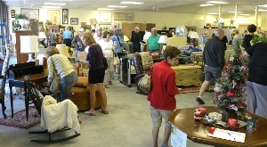Busy Shoppers at Treasures!