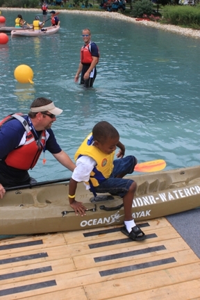 Help A Kid Learn To Kayak!