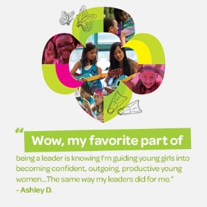 Why I love to volunteer as a Girl Scout!