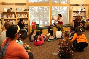 Story TIme at the Library