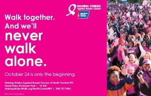 Making Strides Against Breast Cancer flyer