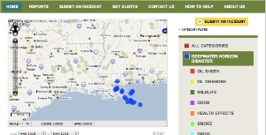 Citizen Reporting Map from LA Bucket Brigade