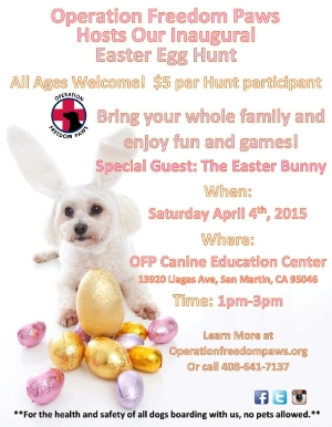 Operation Freedom Paws' Easter Egg Hunt