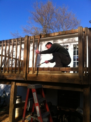 Replacing Deck railings