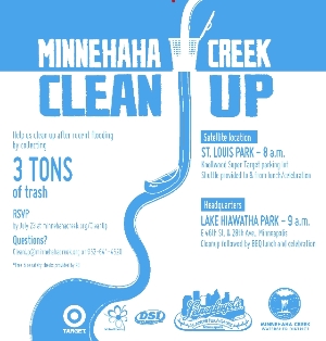 Minnehaha Creek Clean-up event