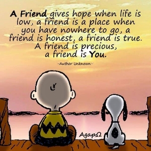 We all need friends and hope
