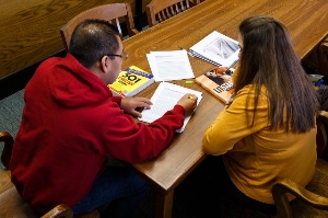 Many tutors and students meet at local libraries.