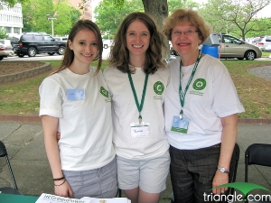 Earth Day 2012 - three volunteers