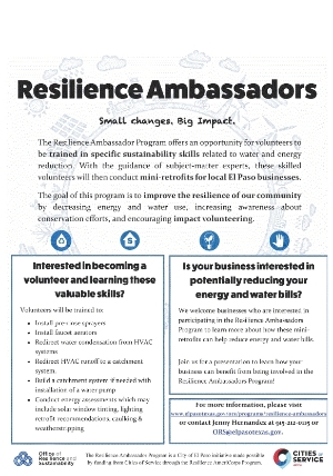 Resilience Ambassador Program