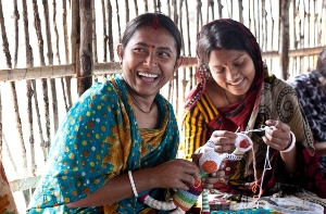 Knitters in Bangladesh