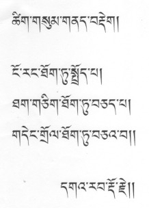 Tibetan Script