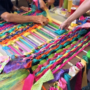 Community weaving with ARTZ Philly