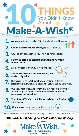 10 Things about Make-A-Wish