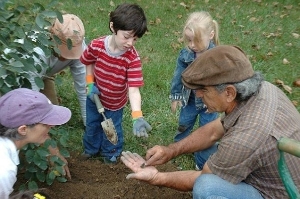 Planting with kids