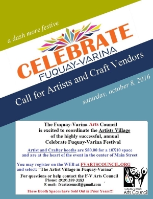 Celebrate Fuquay Artists Village