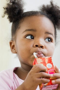 Juice boxes are a great snack!