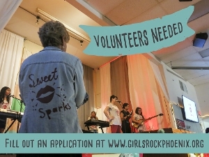 Volunteer With Girls Rock! Phoenix!