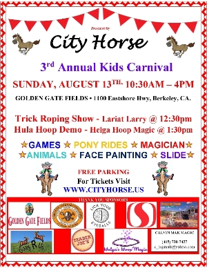 3rd Annual City Horse "Kids Carnival"