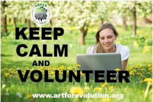 Art for evolution volunteer