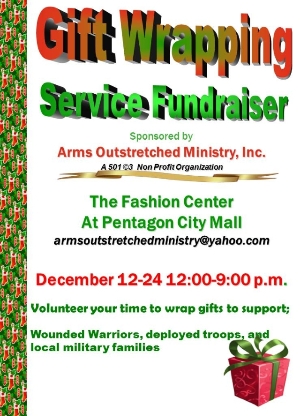 Gift Wrapping Service Fundraiser