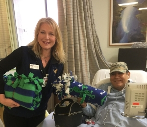 Soldiers' Angels Volunteers Visit Veteran Patients