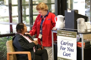 Caring For You Cart Volunteers Provide Comforts