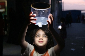 Solar-powered Luci Lights received in Rafah, Gaza