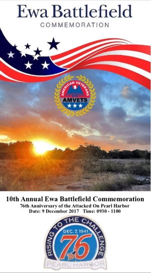 Ewa Battlefield Commemoration Flyer