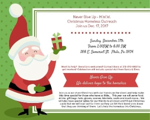 Dec. 17th Christmas Outreach Event