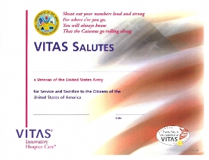 VITAS Veteran Care volunteering