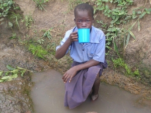 This child could die because of contaminated water