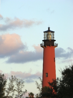 Jupiter Inlet Lighthouse at Sunset