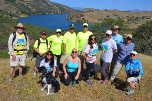 Hikers at the Hike for Hope