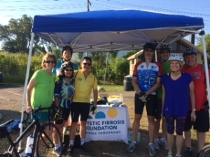 A group of Cyclers at our 2015 training ride!