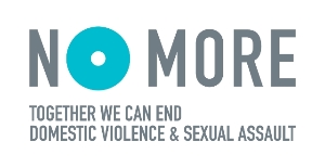 NO MORE. We can end domestic and sexual violence!
