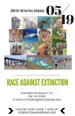 5K - Race Against Extinction Flyer