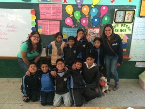 Students at Colegio Honofre Benavides
