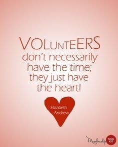 Volunteers have HEART