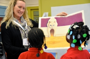 Author-Illustrator Adrienne Wright reads @Gompers