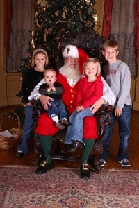 Santa at Rhodes Hall