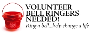 Volunteer Kettle Bell Ringers Needed