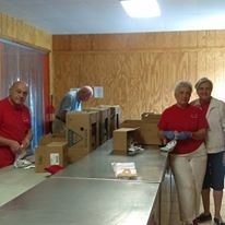 Volunteering in Our Warehouse