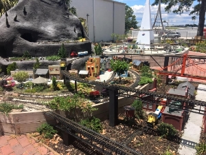 Outdoor Garden Railroad Display