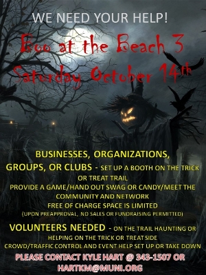 Boo at the Beach 3 Volunteers